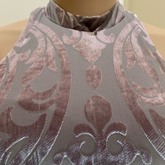 NWT- City Studio flocked Dress. - Picture 6 of 10